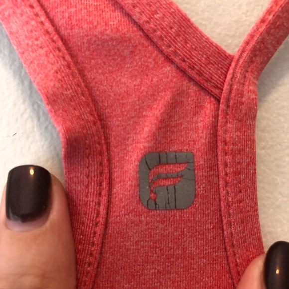 Fabletics Asymmetric Racerback Yoga Tank with Built in Shelf Bra - Picture 5 of 7